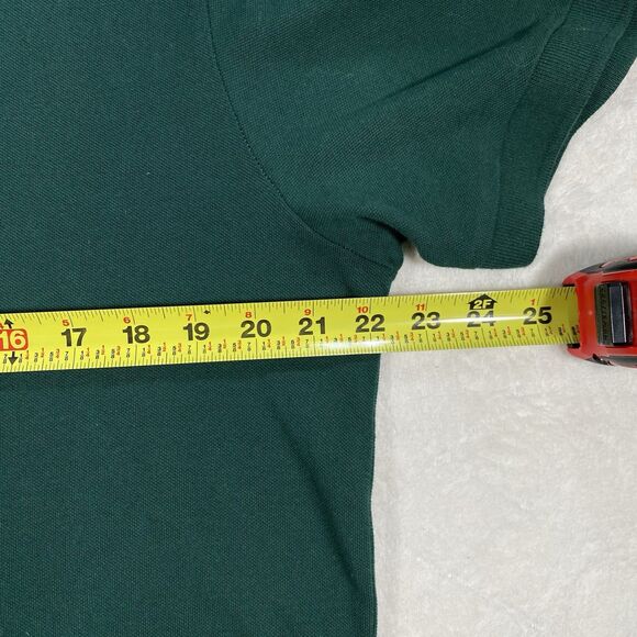 American Eagle Outfitters Men's Sz M Forest Green Cotton Polo Logo Preppy NWT - Picture 4 of 6